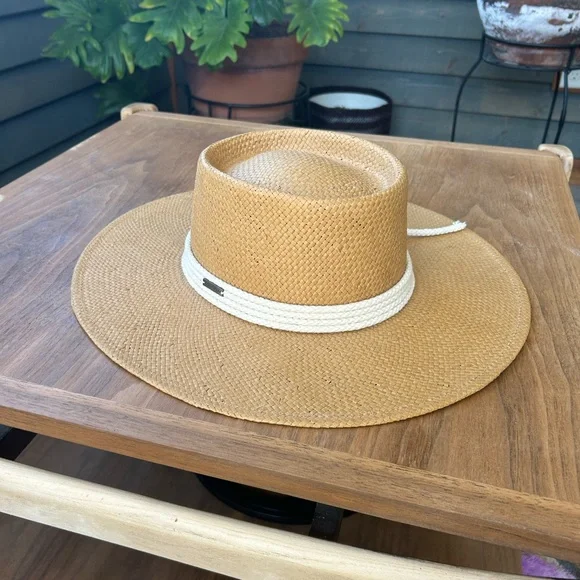 GIGI PIP BRE STRAW PORK PIE - NATURAL - Picture 10 of 10